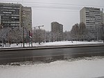 Vernadskogo prospekt (Moscow) - snowy view